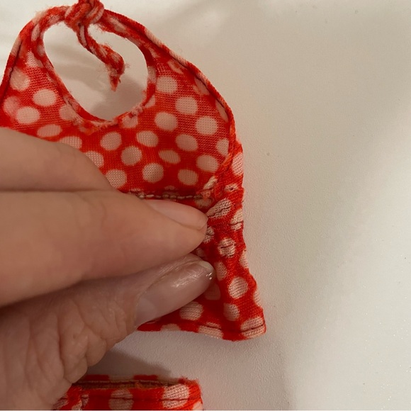 Vintage Mattel 1974 Barbie Best Buy Polka Dot Halter & Pants Outfit #7813 - Picture 9 of 10